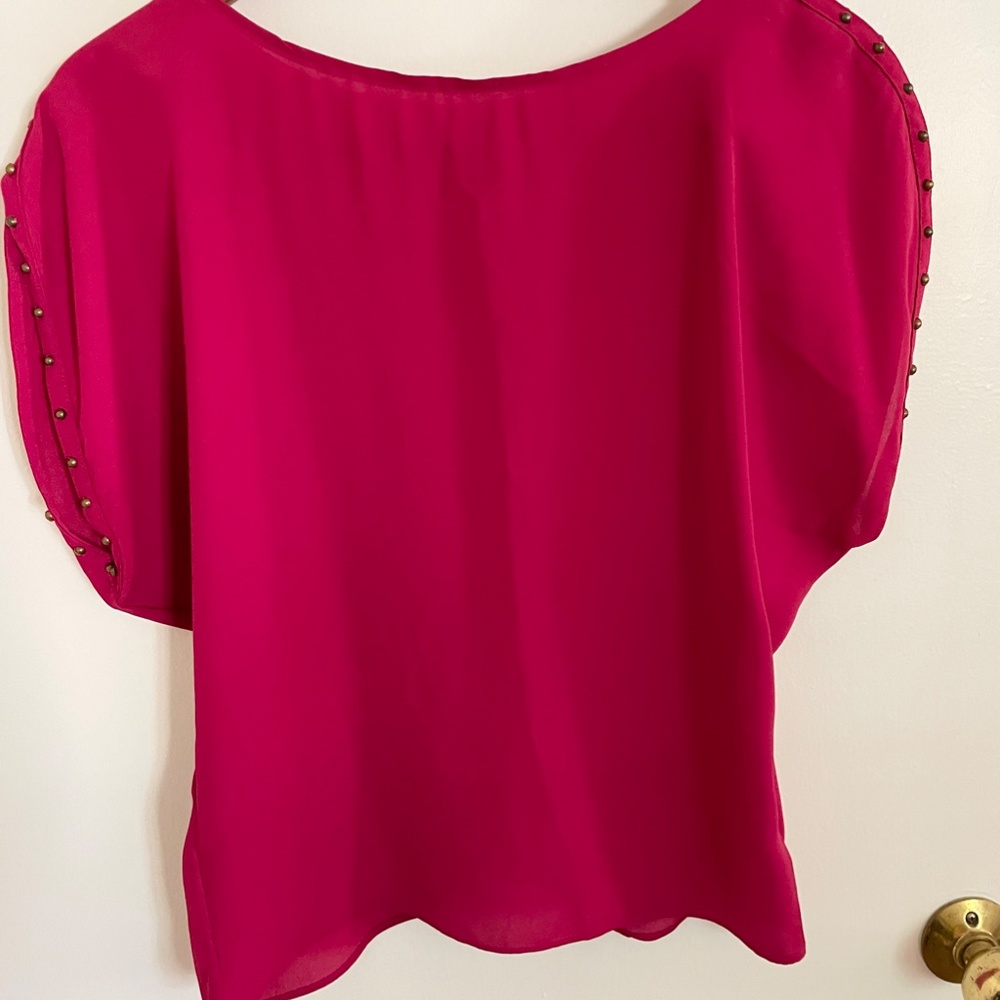 FOREVER 21 Shoulder Studded Blouse